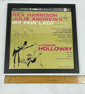 Framed for Display: 33RPM Vinyl Album My Fair Lady Mint Condition