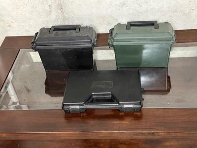 CASE-GARD 806 AND 2 AMMO CANS