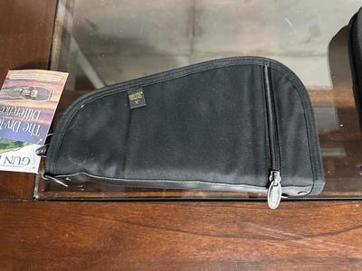 CABELAS SNUG FIT CUSTOM MOLDED PISTOL CASE AND SKB DRY-TEK HANDGUN BAG