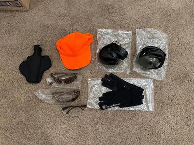 SAFETY AND SUNGLASSES, SHOOTING GLOVES, EAR PROTECTORS AND MORE