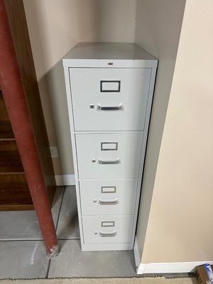 4 DRAWER METAL FILING CABINET