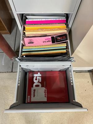 4 DRAWER METAL FILING CABINET