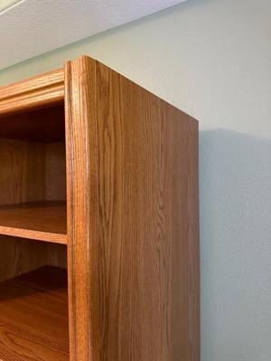 SOLID WOOD NARROW BOOKCASE