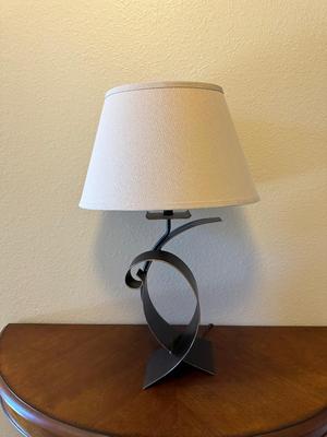 CONTEMPORARY IRON ARCHED LAMP