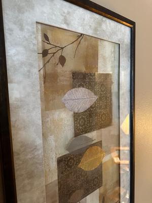 A UNIQUE FRAMED PICTURE AND A FAUX ZEN GARDEN
