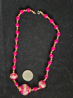 Murano Glass Bead Necklace