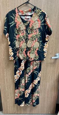 Hilo Hattie's 2 piece outfit - sleeveless dress with shirt