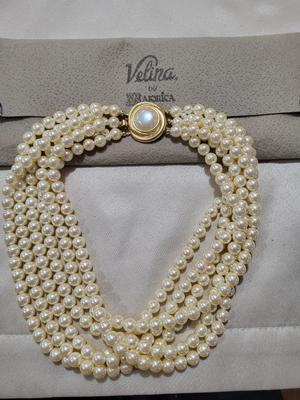 VELINA BY MAJORICA FAUX PEARL NECKLACE