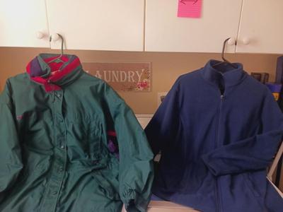 LADIES COLUMBIA COAT AND FLEECE JACKET SIZE 1X