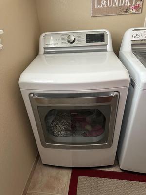 LG SENSOR DRY, SMART WIFI ENABLED, ELECTRIC W/SENSOR DRY TECHNOLOGY