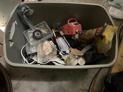 Tote of Tools and Accessories