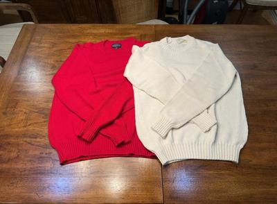 LANDS END AND L.L. BEAN MENS SWEATER