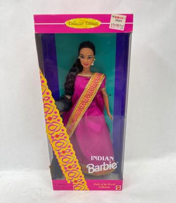 Indian Barbie Doll from Dolls of the World Collection, Special Edition Mattel 1995 Vintage