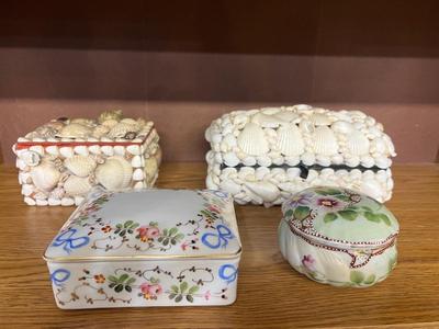 Lot of 4 Jewelry Boxes