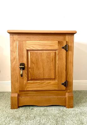 Oak Wood Chest Nightstand
