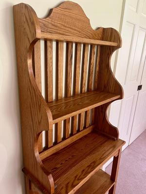 Oak Hutch Cabinet
