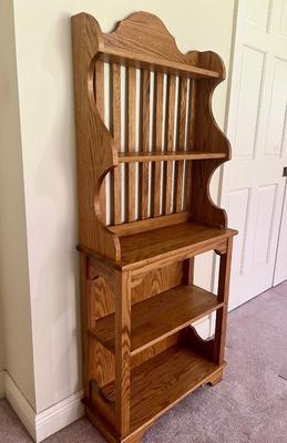 Oak Hutch Cabinet