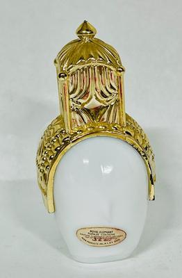 VIntage 1970 Avon Royal Milk Glass Elephant with some Charisma Cologne still inside