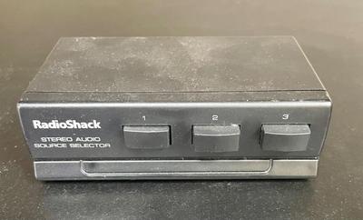 Stereo Audio Source Selector and Audio Input Srlector