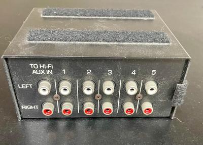 Stereo Audio Source Selector and Audio Input Srlector