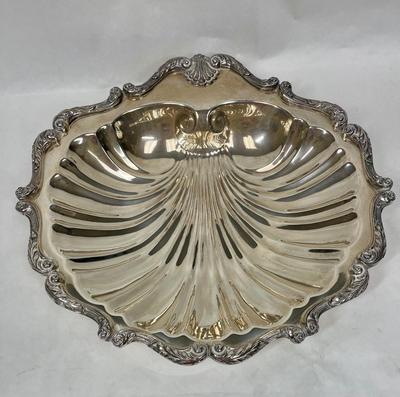 Silver Plated Scalloped Centerpiece Bowl