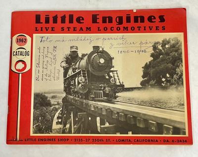 Little Engines Live Steam Locomotive Soft Cover Book from Shop in Lomita CA