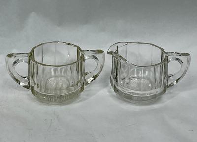 Vintage 1930's Sugar & Creamer by Heisey