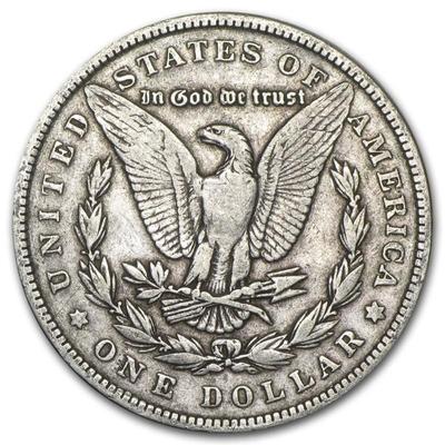 1878-1904 Morgan Silver Dollar - F+ - Qty 5 - (Random Years)