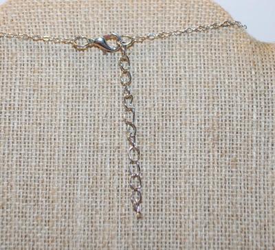 Double Sided OPENS to "You Are My Sunshine" -- All Silver Tone Sun PENDANT (1" Diameter) on a Silver Tone Necklace Chain...