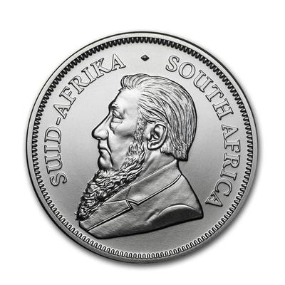 1 oz Silver Krugerrand - BU (Year Varies) - Qty 5