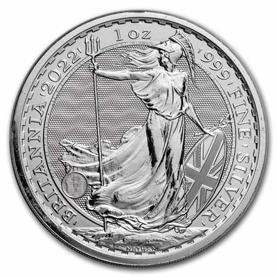 1 oz Great Britain Silver Britannia .999 (Year Varies) - Qty 5