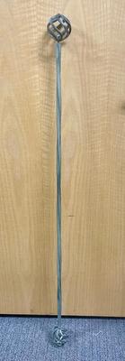 Decrative Twisted Wrought Iron Curtain Rod