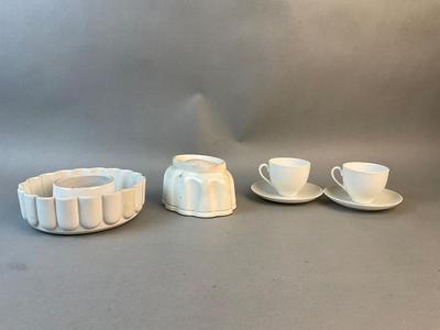 1214 Royal Copenhagen Demitasse Cup & Saucer with Ironstone Molds