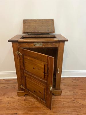 Lawless Hardware White Clad Oak Ice Box Cabinet