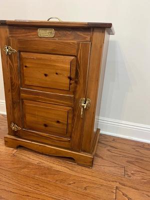 Lawless Hardware White Clad Oak Ice Box Cabinet
