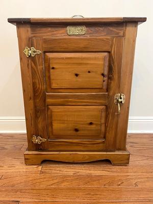 Lawless Hardware White Clad Oak Ice Box Cabinet