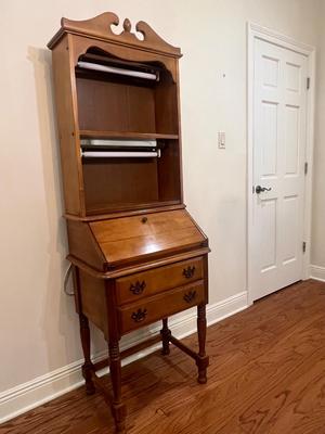 ATHENS Table Co Solid Oak Secretary