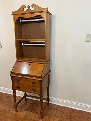 ATHENS Table Co Solid Oak Secretary
