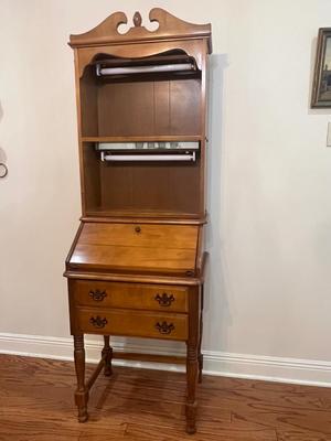 ATHENS Table Co Solid Oak Secretary