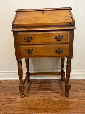 ATHENS Table Co Solid Oak Secretary