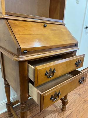 ATHENS Table Co Solid Oak Secretary