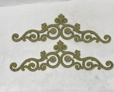 Window / Door Scroll Trim (2) Verde Green