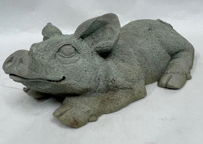 Resin Pig Garden Art Statue
