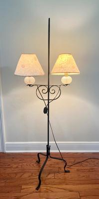 Vintage iron floor lamp
