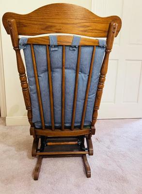 Cushioned Wooden Rocker