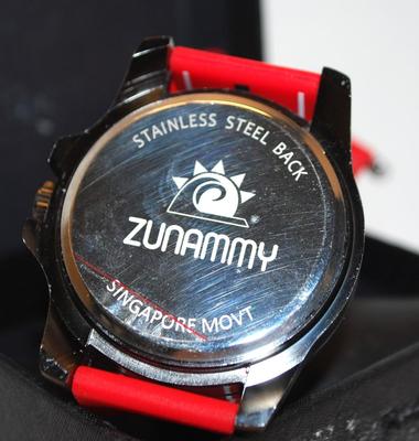 "ZUNAMMY BRAND" Triple Dial Watch with Box