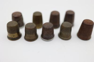 Collection of Antique Sewing Thimbles (11)