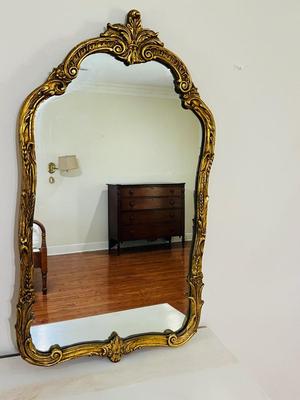 Vintage Console Wall Mirror