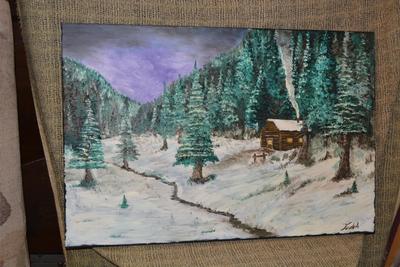 Signed Original Oil Painting on Canvas 36"x24"