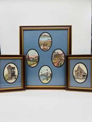 Scenes From San Francisco Framed and Signed Print by Eileen David
